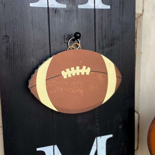 Table Decor^The Round Top Collection Football Charm