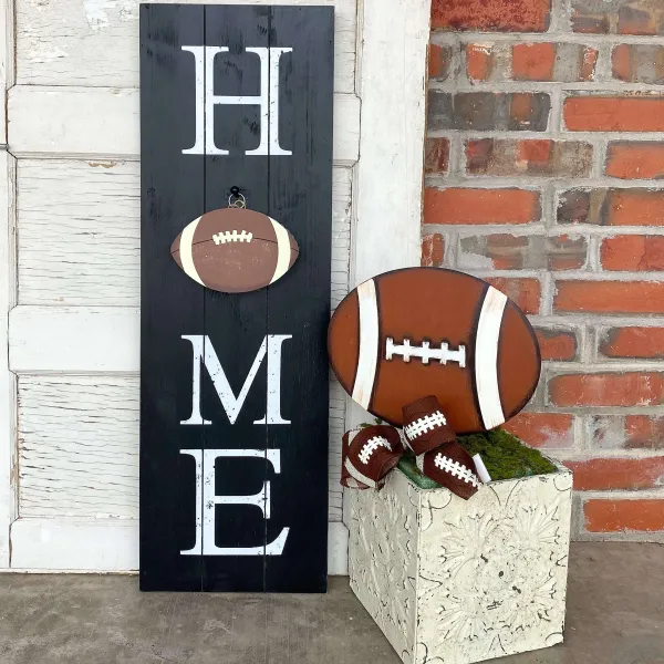 Table Decor^The Round Top Collection Football Charm