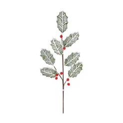 Floral^Direct Export Co. Frosted Holly Spray