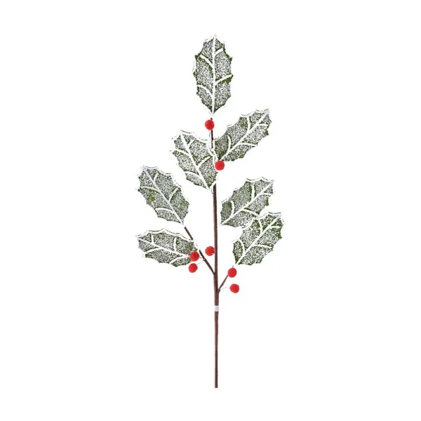 Floral^Direct Export Co. Frosted Holly Spray
