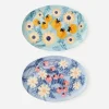 Table Decor^180 Degrees Fruit And Floral Design Platter