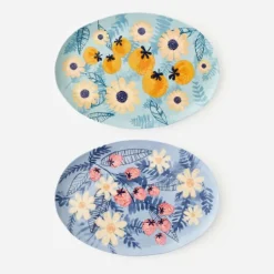Kitchen & Dining^180 Degrees Fruit And Floral Design Platter