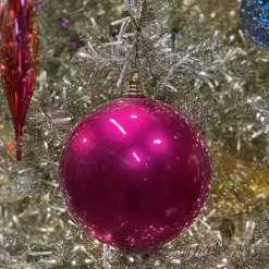 Ball Ornaments^Farrisilk Fuchsia Candy Apple Ball Ornament, 6