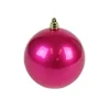 Ball Ornaments^Farrisilk Fuchsia Candy Apple Ball Ornament, 4"
