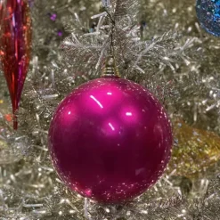 Ball Ornaments^Farrisilk Fuchsia Candy Apple Ball Ornament, 4"