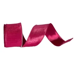 Spring^Farrisilk Fuchsia Luster Ribbon, 2.5