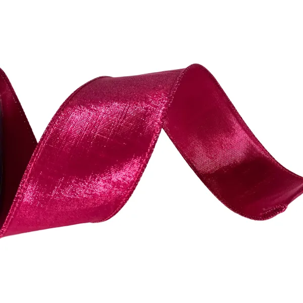 Spring^Farrisilk Fuchsia Luster Ribbon, 2.5" X 10Yd