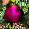Ball Ornaments^Farrisilk Fuchsia Matte Ball Ornament, 8"