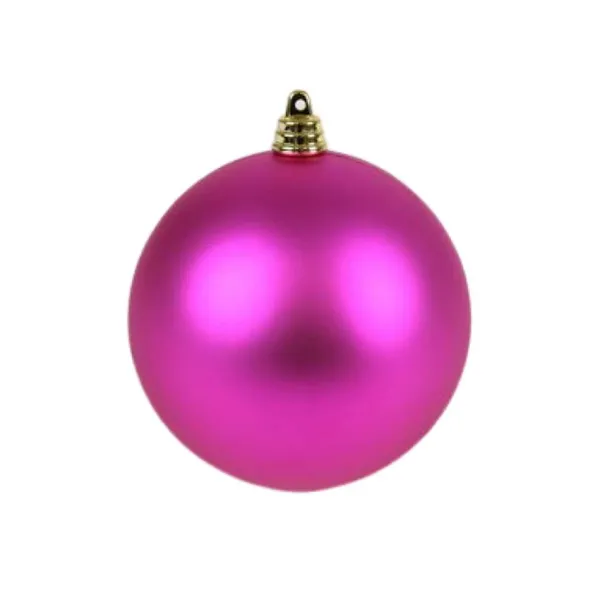 Ball Ornaments^Farrisilk Fuchsia Matte Ball Ornament, 4"