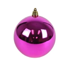 Ball Ornaments^Farrisilk Fuchsia Shiny Ball Ornament, 8