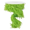 Ribbon^Craig Bachman Furry Lime Ribbon, 1.5" X 10Yd