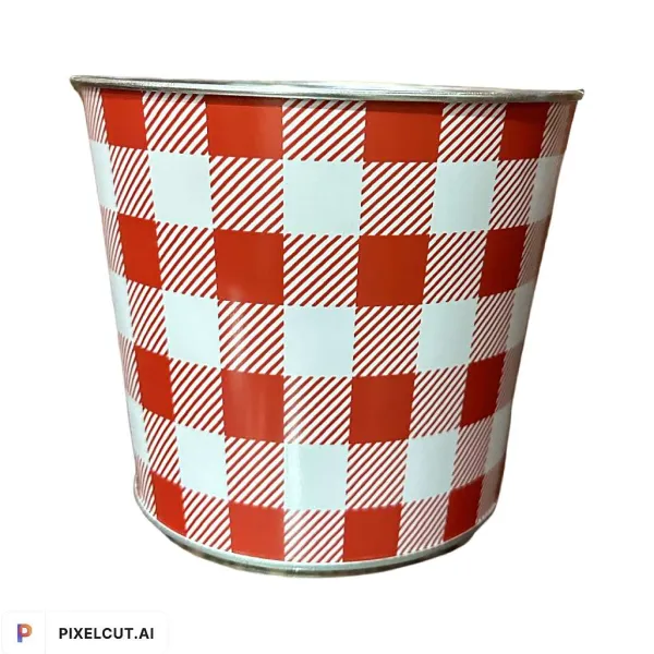 Diy Containers^Craig Bachman Galvanized Check Pot Cover