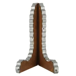 Home Accents^The Round Top Collection Galvanized Rust Easel