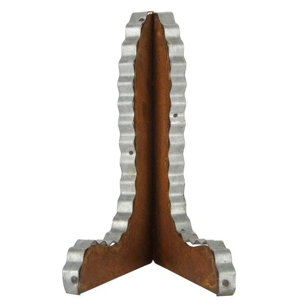 Home Accents^The Round Top Collection Galvanized Rust Easel