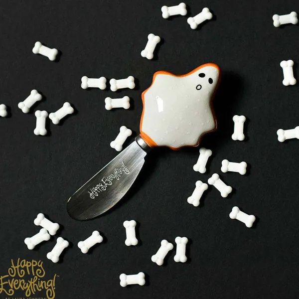 Kitchen & Dining^Happy Everything Ghost Appetizer Spreader By !