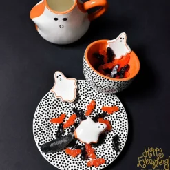 Kitchen & Dining^Coton Colors Ghost Embellishment Plate By Happy Everything!