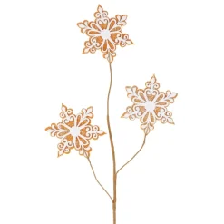 Sprays^RAZ Gingerbread Snowflake Spray