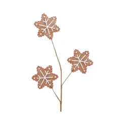 Floral^Kurt S. Adler Gingerbread Star Spray, 28"