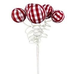 Floral^Liberty Floral Gingham Ball Pick
