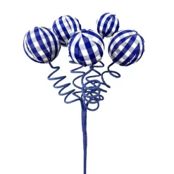 Floral^Liberty Floral Gingham Ball Pick