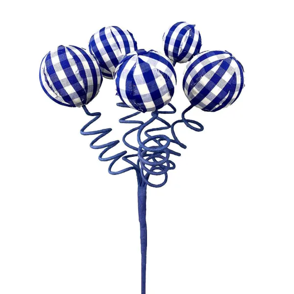 Floral^Liberty Floral Gingham Ball Pick