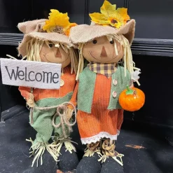 Home Accents^Liberty Floral Girl Scarecrow Standing