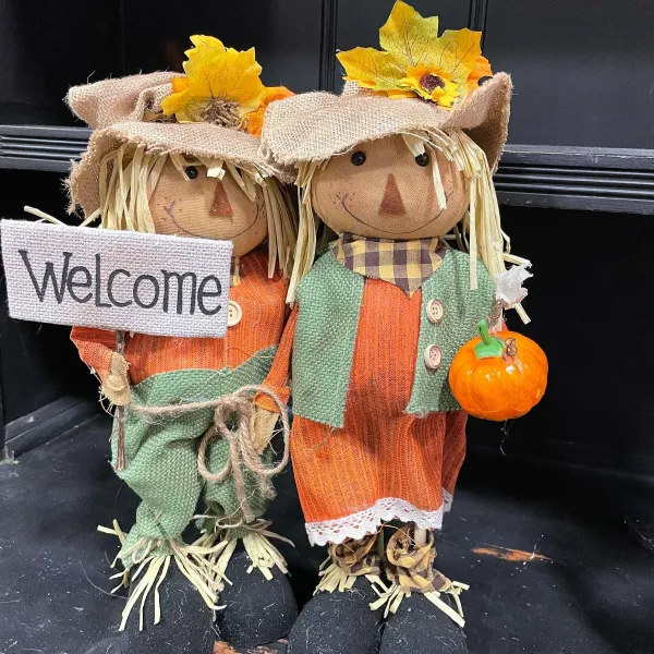 Home Accents^Liberty Floral Girl Scarecrow Standing