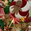 Floral^Craig Bachman Glitter Gingerbread Spray