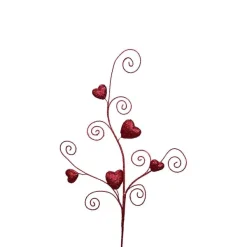Floral^Craig Bachman Glitter Heart Spiral Spray