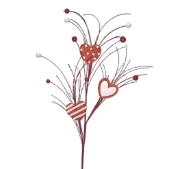 Sprays^Craig Bachman Glitter Heart Twig Spray