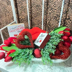 Table Decor^Craig Bachman Glitter Hollow Heart Ornament