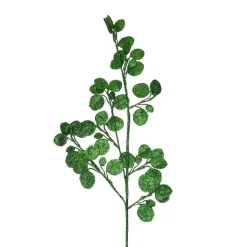 Floral Decor^Regency Glittered Lunaria Leaf Spray