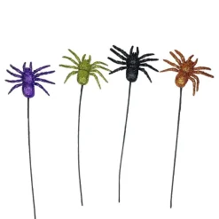 Floral^Craig Bachman Glittered Spider Pick