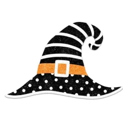 Table Decor^Craig Bachman Glittered Witch Hat