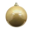 Mardi Gras^Farrisilk Gold Candy Apple Ball Ornament, 6"