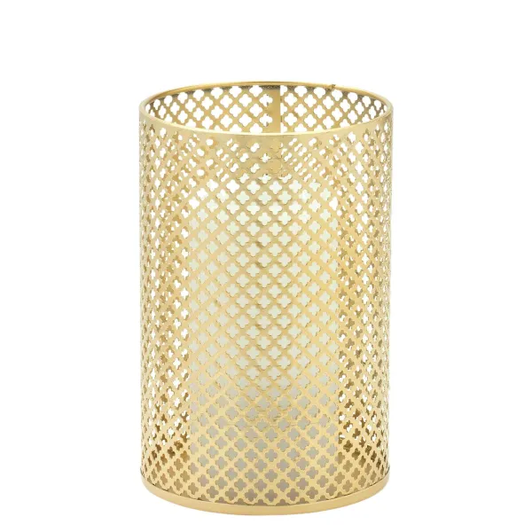 Table Decor^Melrose Gold Filigree Candle Holder, Gold