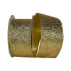 Ribbon^Farrisilk Gold Glitter Magic Ribbon, 2.5"X10Yd