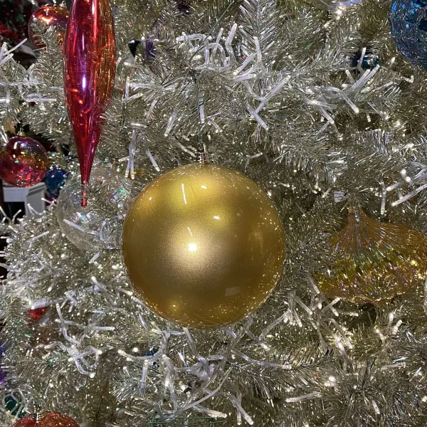 Ball Ornaments^Farrisilk Gold Matte Ball Ornament, 8"