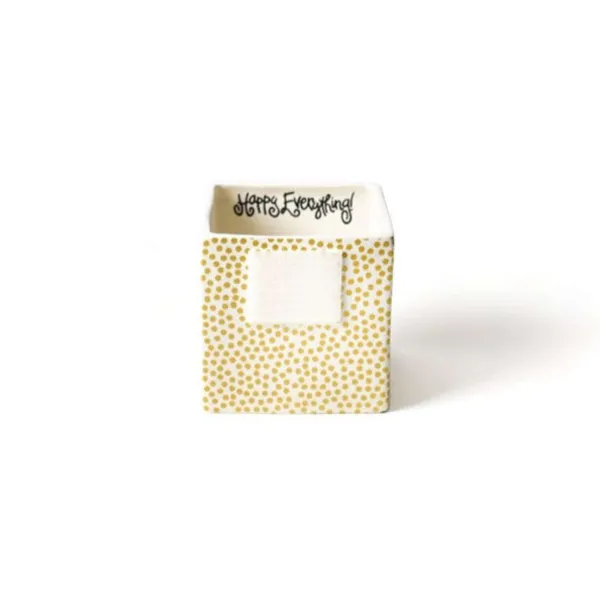 Diy Containers^Happy Everything Gold Mini Dot Small Nesting Cube By !