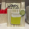Decorative Containers^Happy Everything Gold Mini Stripe Medium Nesting Cube By !