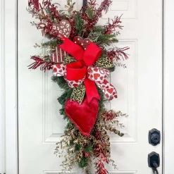 Floral^Regency Gold Painted Glitter Boxwood Spray, 23"