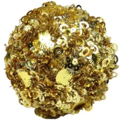 Mardi Gras^Craig Bachman Gold Sequin Glitter Ornament