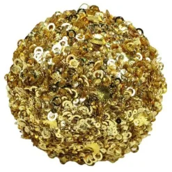Mardi Gras^Craig Bachman Gold Sequin Glitter Ornament