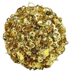 Mardi Gras^Craig Bachman Gold Sequin Glitter Ornament