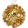 Mardi Gras^Regency Gold Sequin Retro Ball Ornament
