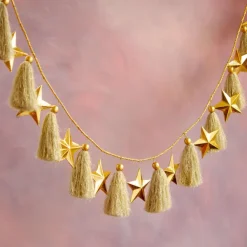 Party Diy^Glitterville Gold Star Garland By
