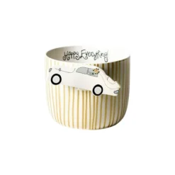 Kitchen & Dining^Happy Everything Gold Stripe Mini Bowl By !