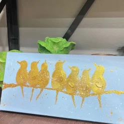 Wedding Showers^CYTA Art Golden Birds Art
