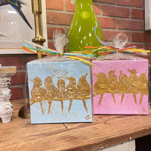 Spring^CYTA Art Golden Birds Art, Mini