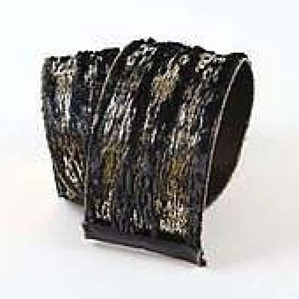 Ribbon^Farrisilk Golden Fleece Ribbon, Black 2.5"X10Yd